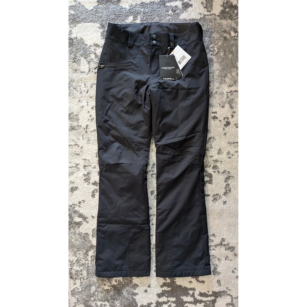 Obermeyer® Women's 6 LONG (SMALL) Malta™ Insulated HydroBlock® Snow Pant, Black - Picture 2 of 9